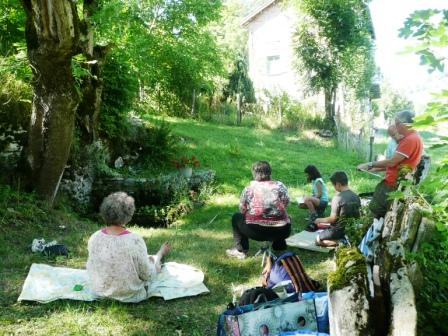 Stage semaine croquis/peinture sur le motif à huile, acrylique, pastel et aquarelle à Saint-Martin-en-Vercors avec Cultur`Arts et Toine